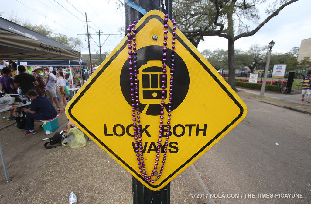 Trucks of Elks Orleans, Crescent City parade on Mardi Gras Day